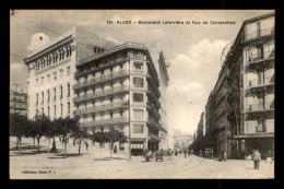 ALGERIE - ALGER - BOULEVARD LAFERRIERE ET RUE DE CONSTANTINE - Algiers