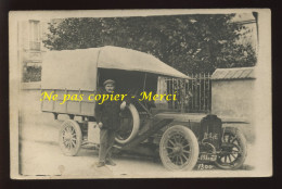 AUTOMOBILE ANCIENNE - CARTE PHOTO ORIGINALE - PKW