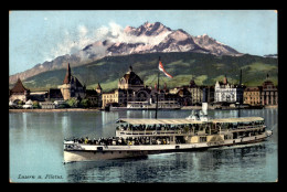 SUISSE - LUCERNE - PILATUS - BATEAU A ROUES UNTERWALDEN - Other & Unclassified