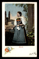 SUISSE - ZURICH - FEMME EN COSTUME - Autres & Non Classés