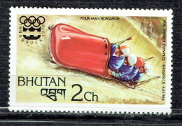 Jeux Olympiques D'Hiver à Innsbruck : Bobsleigh - Bhoutan