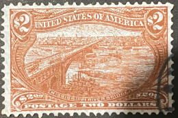 USA Trans Mississippi  Scott/293 United States 1898 Us 2 Dollars  Brown Cat.1200 Euro - Used Stamps