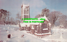 R494814 Throwleigh Church. A Dartmoor Square Towered Granite Church In Hard Wint - World