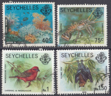 SEYCHELLES - 1977 - Lotto Di 4 Valori Usati: Yvert 377 Di Seconda Scelta, 379, 380 E 382. - Seychelles (1976-...)