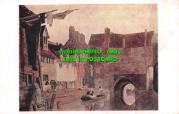 R494883 Herbert Reiach. Peter De Wint. 1784 1849. Old Houses On The High Bridge. - World