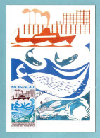 Carte Maximum Monaco 1985 - Industrie Monégasque De Transformation Des Produits Des Pêches Maritimes YT 1499 - Maximum Cards