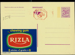 Publibel Neuve N° 2558 + P 018 ( Chewing Gum - RIZLA ) - Publibels