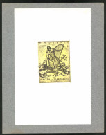 Exlibris Von Richard Klein, Dr. Walter Und Margarete Vogel, Mutter Mit Kind Und Harfe  - Bookplates
