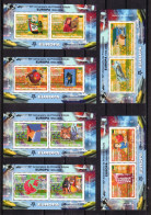 Mozambique 2006 - Europa 50 Years Stamps 6 X S/S MNH - Mozambique