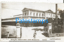 227667 BRAZIL BRASIL BAHIA STATION TRAIN PHOTO NO POSTAL POSTCARD - Autres