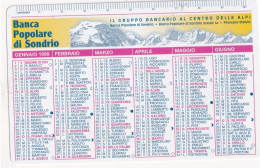 Calendarietto - Banca Popolare Di Sondrio - Anno 1999 - Small : 1991-00