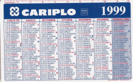 Calendarietto - Cariplo - Intesa - Anno 1999 - Small : 1991-00