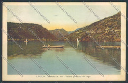 Trento Levico Terme Barca Cartolina ZB0810 - Trento