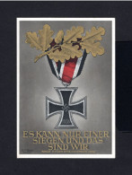 K760-GERMAN EMPIRE-Third Reich.MILITARY NAZI PROPAGANDA POSTCARD IRON CROSS Wien.1940.WWII.DEUTSCHES REICH.Carte Postale - Weltkrieg 1939-45