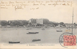 33 Arcachon La Plage Et Le Grand Hotel - Arcachon