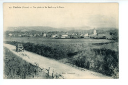 CHABLIS Le Serein Vu Générale Du Faubourg Saint Pierre - Chablis