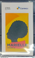 SI 15 Brazil Institutional Stamp Marielle Franco Justice Rights Women 2023 - Personalized Stamps