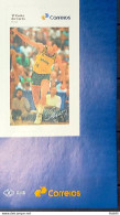 SI 16 Brazil Institutional Stamp Oscar Schmidt Basketball 2023 Vignette Correios - Gepersonaliseerde Postzegels