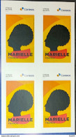 SI 15 Brazil Institutional Stamp Marielle Franco Justice Rights 2023 Block Of 4 - Sellos Personalizados