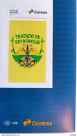 SI 14 Brazil Institutional Stamp Treaty Of Petropolis Bolivia Acre Coat Of Arms Flag 2023 Vignette Correios - Personalisiert