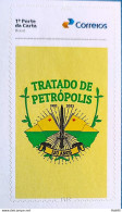 SI 14 Brazil Institutional Stamp Treaty Of Petropolis Bolivia Acre Coat Of Arms Flag 2023 - Personnalisés