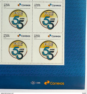 SI 12 Brazil Institutional Stamp 55 Years FNDE Education Government 2023 Block Of 4 Vignette Correios - Personalisiert