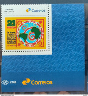 SI 06 Brazil Institutional Stamp Traditions Of African Matrices And Candomble Nations Map 2023 Vignette Correios - Personalisiert