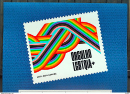 SI 07 Vignette Brazil Institutional Stamp LGBTQIA Pride+ Justice Rights 2023 - Personalized Stamps