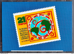 SI 06 Vignette Brazil Institutional Stamp Traditions Of African Matrices And Candomble Nations Map 2023 - Gepersonaliseerde Postzegels