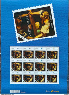 SI 05 Brazil Institutional Stamp Alchemist Paulo Coelho Literature 2023 Sheet - Gepersonaliseerde Postzegels