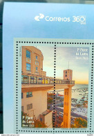 C 4137 Brazil Stamp Elevator Lacerda Salvador Transport Tourism 2023 Block Of 4 Vignette Correios - Nuovi