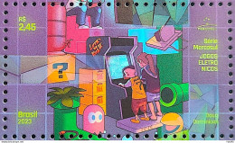 C 4140 Brazil Stamp Electronic Games Video Game Mercosur Children 2023 - Ungebraucht
