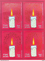 C 4135 Brazil Stamp Christmas Candeia Candle Religion 2023 Block Of 4 - Ungebraucht