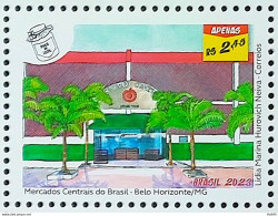 C 4118 Brazil Stamp Central Markets Economics 2023 Belo Horizonte - Nuovi