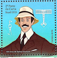 C 4104 Brazil Stamp 150 Years Of Santos Dumont Hat Airplane 2023 - Neufs