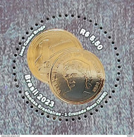 C 4092 Brazil Stamp Brazilian Coins Economy Money Numismatic 2023 - Neufs