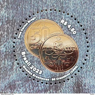 C 4093 Brazil Stamp Brazilian Coins Economy Money Numismatic 2023 Baiana - Ungebraucht