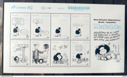 B 234 Brazil Stamp Diplomatic Relations Argentina Mafalda Sunglasses 2023 - Ongebruikt