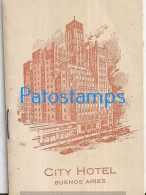 227697 ARGENTINA BUENOS AIRES PUBLICITY CITY HOTEL & PLANO NO POSTAL POSTCARD - Argentine