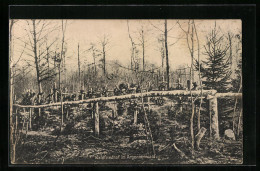 AK Waldfriedhof Im Argonnenwald, Kriegsgräber  - Guerre 1914-18