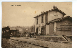 PARLY La Gare ( Avec Train ) - Autres & Non Classés