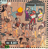C 4085 Brazil Stamp Forro Art Music 2022 - Ungebraucht