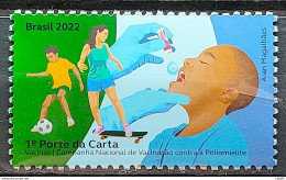 C 4084 Brazil Stamp Vaccines Health Children Soccer Hand Skate Poliomyelitis 2022 - Ungebraucht