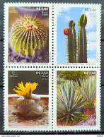 C 4070 Brazil Stamp Mercosul Series Fauna And Flora Suculents 2022 Complete Series Setenant - Ungebraucht