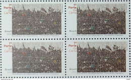 C 4056 Brazil Stamp Bicentenary Of Indenpendence Popular Movements 2022 Block Of 4 - Ungebraucht