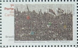 C 4056 Brazil Stamp Bicentenary Of Indenpendence Popular Movements 2022 - Ongebruikt