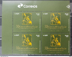 C 4055 Brazil Stamp Bicentennial Of Independence Official Brand Sword Portugal 2022 Block Of 4 Vignette Correios - Ungebraucht