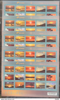 C 4037 Brazil Stamp Sunset Catavento Boat Church 2022 Sheet 5 Units - Ongebruikt