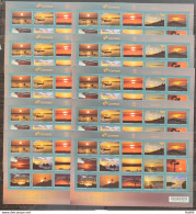 C 4037 Brazil Stamp Sunset Catavento Boat Church 2022 Sheet 10 Units - Unused Stamps