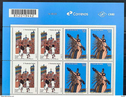 C 4031 Brazil Stamp Festival Of Good Lord Jesus Of Bonfim Religion 2022 Block Of 4 Complete Series Vignette Correios - Ungebraucht